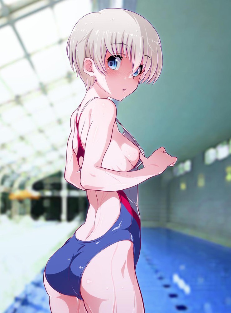 hentai imagem tomando banho piscina