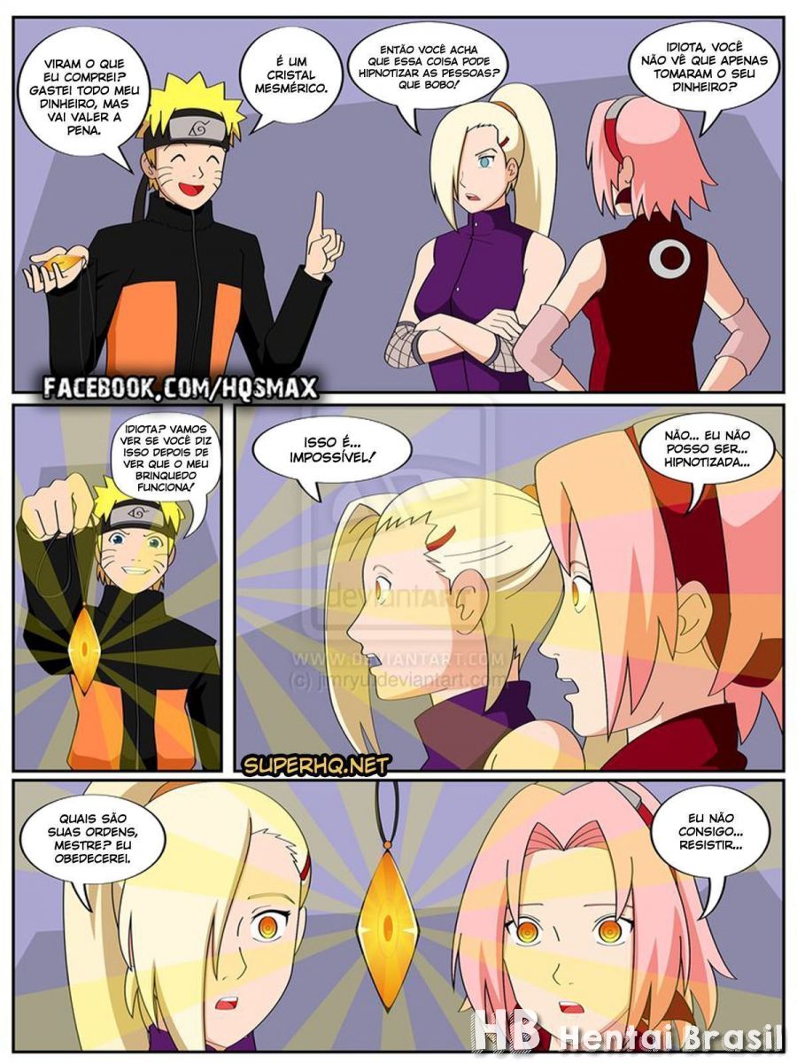 Naruto E O Cristal Mágico Hentai HQ